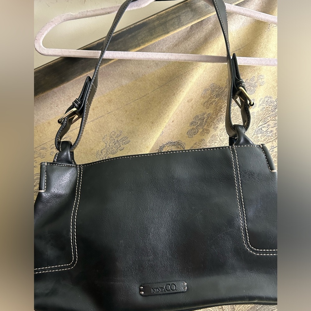 * Nine & Co by Nine West Shoulder Bag Black Very Good Condition *